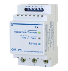 Измеритель-ограничитель мощности ОМ-121 совместим с NT Cloud 220В 1ф Modbus (измерение до 63А) НовАтек-Электро 4325604121